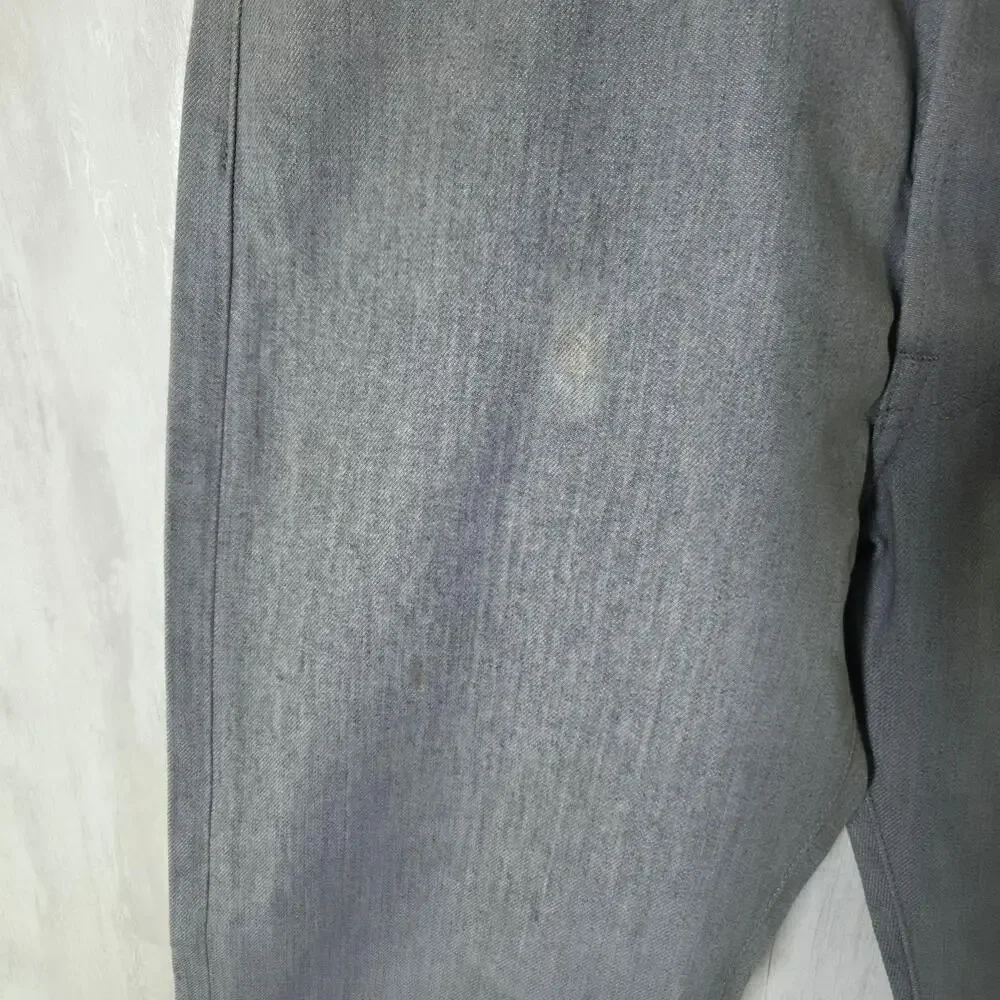 Levis 501 Jeans Mens 36x36 Gray Denim Straight Regular Fit Button Fly Classic
